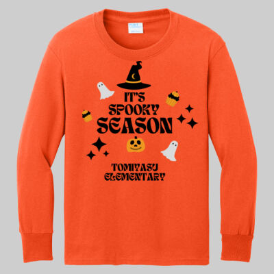 Youth Long Sleeve Shirt - It's Spooky Season Thumbnail