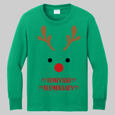 Youth Long Sleeve Shirt - Reindeer Thumbnail